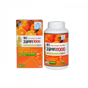 Viên nén Jeju Citrus Vitamin C 500g - Hương Cam
