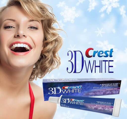 Kem đánh răng crest 3d white review