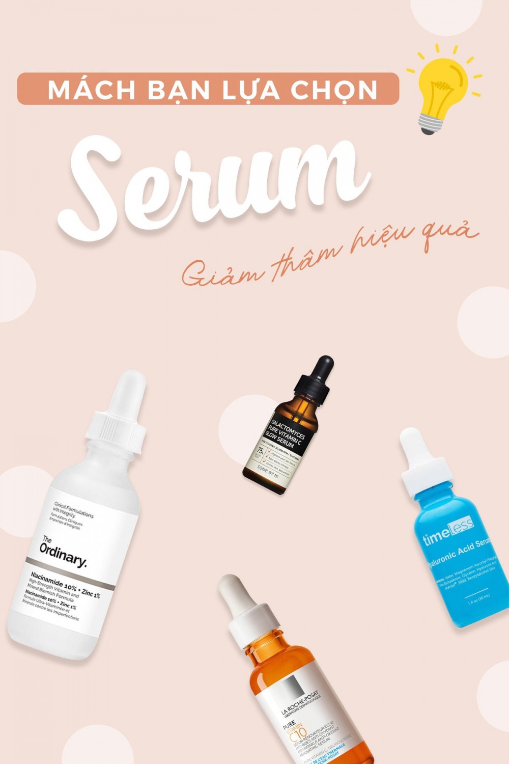 Review top 6 serum trị thâm hiệu quả