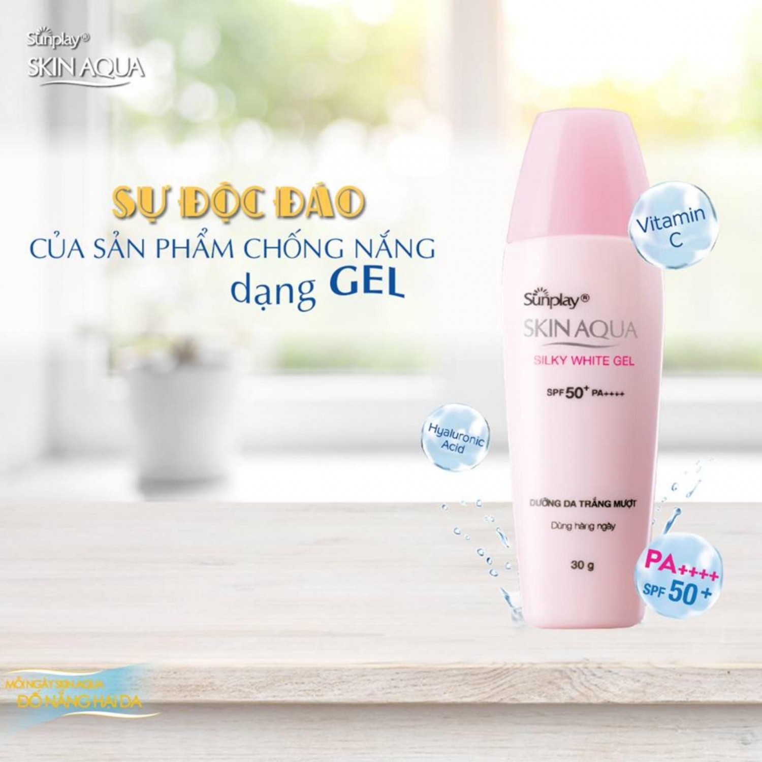 19 gel chong nang sunplay 30g skin aqua silky whitespf50 qua